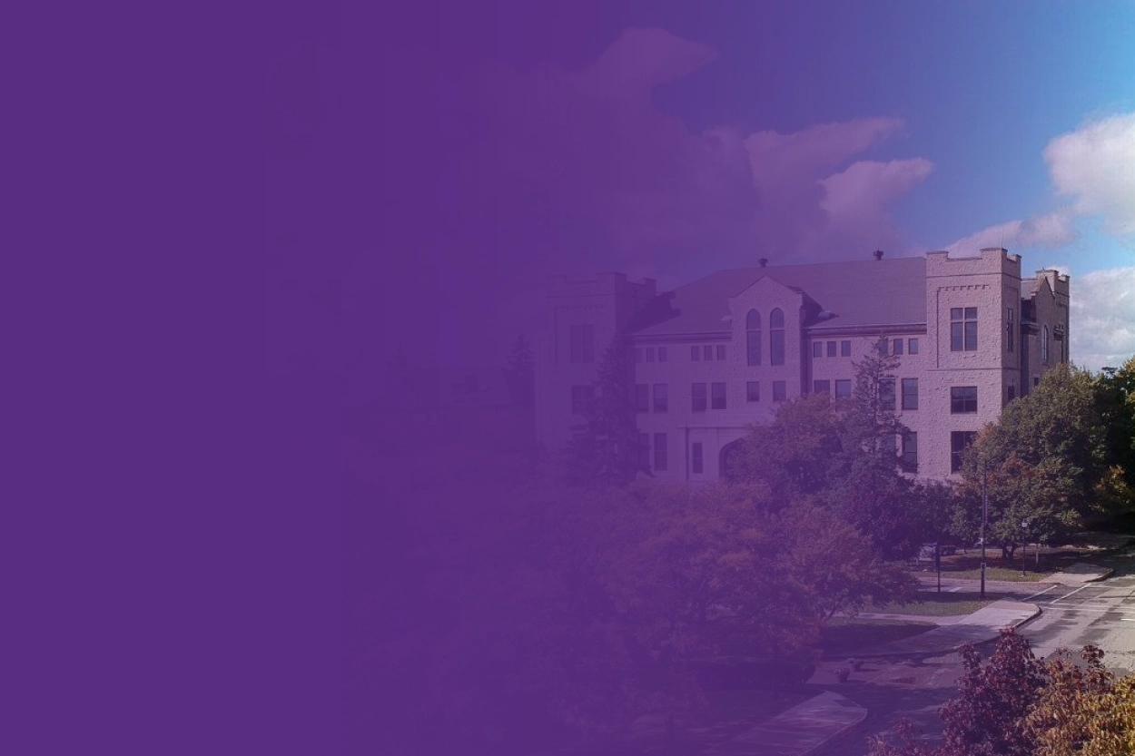 Arial view of Glynn Hall